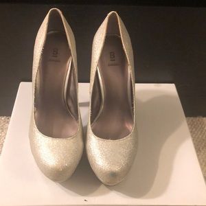 Bakers Women’s Glitter Platform Heels